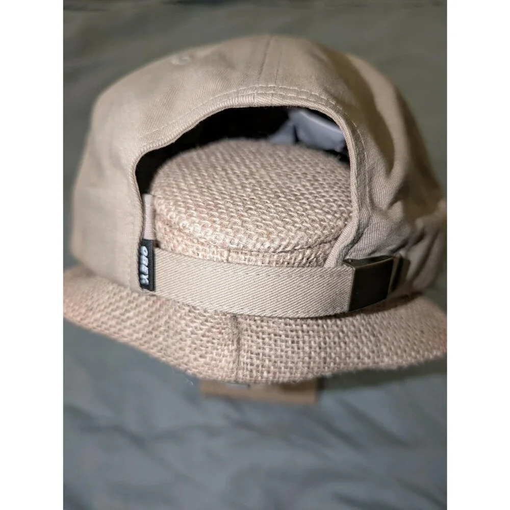 OBEY International Propaganda Tan Strap Back Adjustable Embroidered Cap